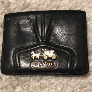 Coach Small Madison Wallet in black